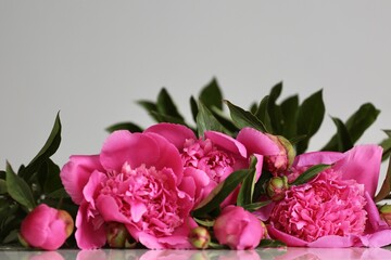 bouquet of pink flowers peonies