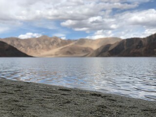 Obraz premium lake and mountains