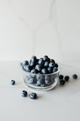 A bowl of Blueberries