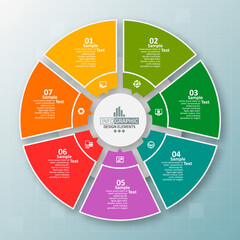 Abstract 3D Paper Infographics. Business template .Vector illustration