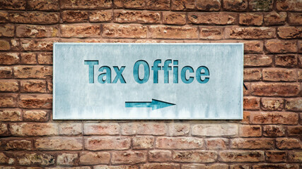 Street Sign to Tax Office