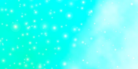 Light Green vector texture with beautiful stars. Modern geometric abstract illustration with stars. Theme for cell phones.