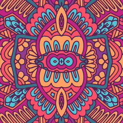 Abstract Tribal vintage ethnic seamless pattern ornamental