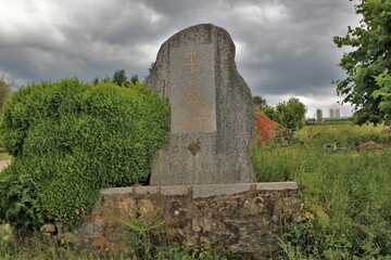 Stèle en hommage aux combattant 39-45.