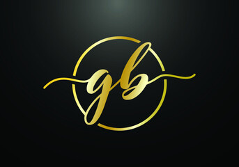 Initial Monogram Letter GB Logo Design Vector Template. GB Letter Logo Design 