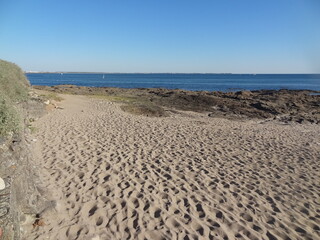Plage de Port-Georges, Lieu-dit Lerat à Piriac-sur-mer, Loire-Atlantique, Pays de la Loire, France