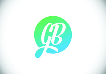 Initial Monogram Letter GB Logo Design Vector Template. GB Letter Logo Design 