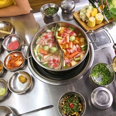Shabu shabu Korean food