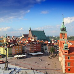 Naklejka na ściany i meble Warsaw - Poland landmarks