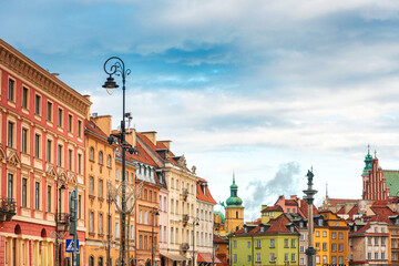 Old Market Square in Warsaw, Poland
