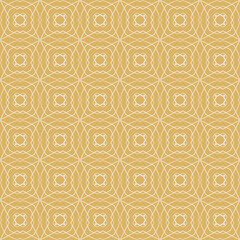 gold background, geometric pattern, seamless wallpaper, vector image