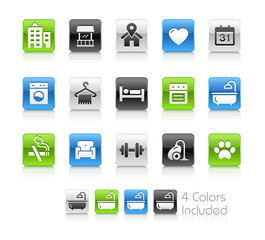 Hotel and Rentals Icons 2 of 2 // Clean Series