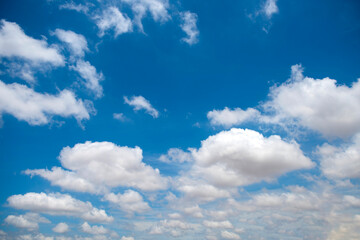 Obraz na płótnie Canvas blue sky with cloud in bright morning.