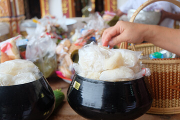 pouring beer into a glass