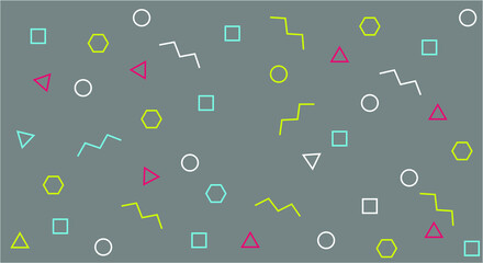 The pattern of Geometric on a white background. Illustration pattern from Geometric.