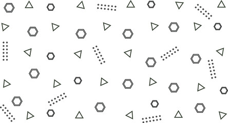 The pattern of Geometric on a white background. Illustration pattern from Geometric.