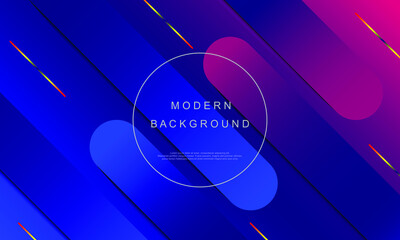 2D Geometric Background with Gradient Composition, with modern concept. Ideal for banner, web, header, cover, billboard, brochure, social media, landing page. Eps10 vector. 