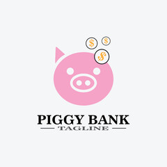 Cartoon pig Design illustration