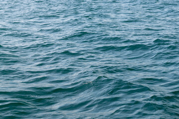 water ripples on the surface of the sea