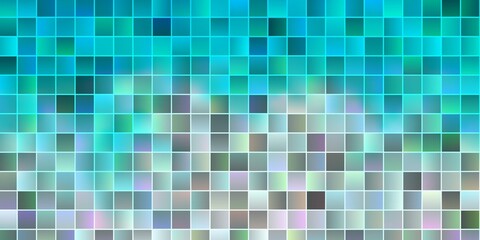 Fototapeta premium Light BLUE vector texture in rectangular style.