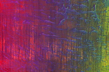 old plate with paint drips texture - fantastic abstract photo background