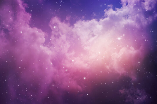 Fototapeta Night sky with stars.