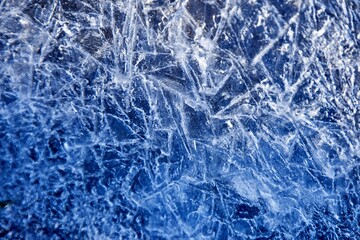 Fototapeta premium blue ice texture