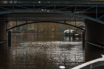 Fototapeta premium Amsterdam, by the river