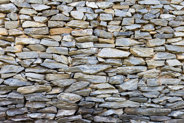 Stone wall background, grey stone wall background