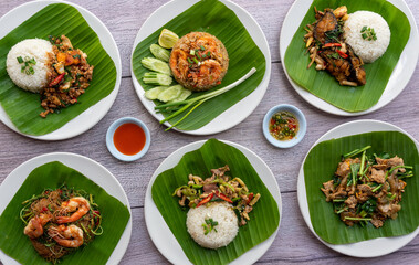Thai Food Mixed Dishes 