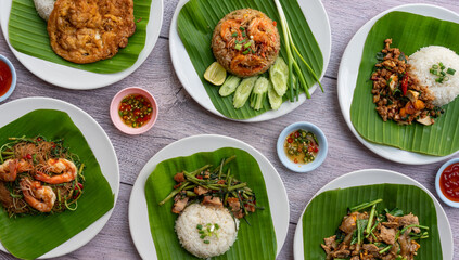 Thai Food Mixed Dishes 