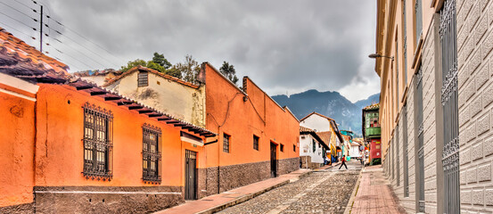 Bogota, La Candelaria district, HDR Image