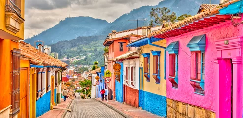 Foto op Canvas Bogota, La Candelaria district, HDR Image © mehdi33300