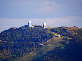 Großer Osser, Deutschland / Tschechien: Blick auf den Gipfel des großen Arber