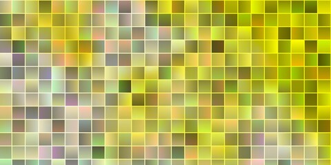 Light Green, Yellow vector backdrop with rectangles.
