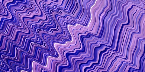 Light Pink, Blue vector backdrop with bent lines. Abstract gradient illustration with wry lines. Template for cellphones.