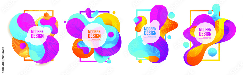 Poster vector illustration. modern design frame for text. background for the elements of graphics for sales