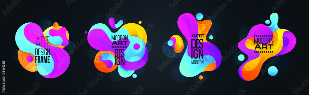 Poster vector illustration. modern design frame for text. background for the elements of graphics for sales