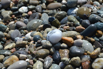Abkhazia mountains Rizza lake mountain river