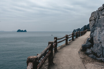 Mountains in Ha Long Bay, Vietnam