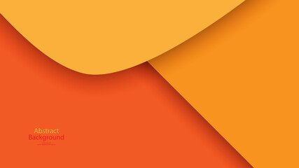 Warm tone and Orange color background abstract art vector