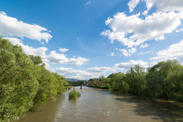 Fototapeta na wymiar Rzeka Soła