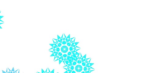 Light Blue, Green vector natural backdrop with flowers.