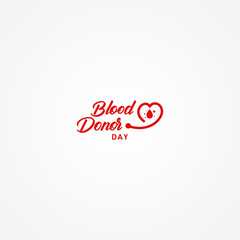 Happy World Blood Donor Day Vector Design Illustration For Celebrate Moment