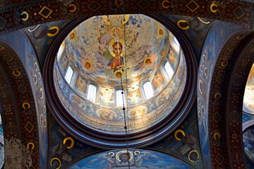 Fototapeta premium Novoafonsky monastery frescoes of Abkhazia
