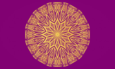 Luxury Floral Mandala Ornament Design Background