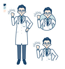 simple Doctor old man_fist-pump