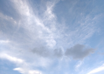 blue sky with clouds