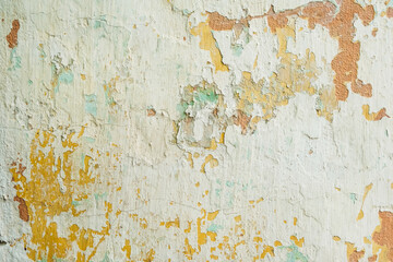 Old shabby painted stucco background