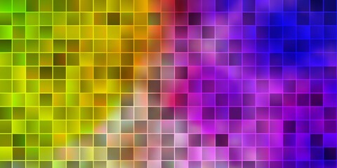 Light Multicolor vector backdrop with rectangles.